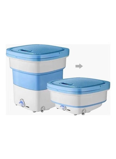 Buy Mini Portable Folding Washing Machine 1.8 kg 135 W WMB001 White/Blue in UAE