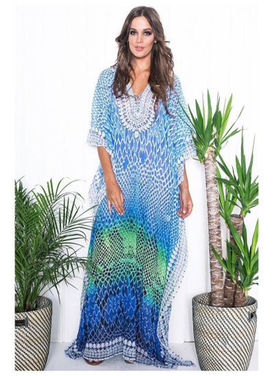 اشتري Beach Printed Robe Sunscreen Cover في الامارات