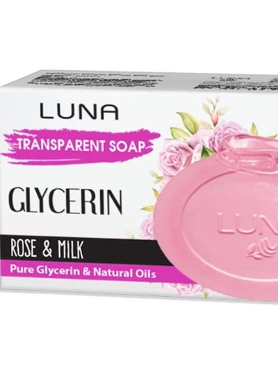 Buy LUNA GLYCERIN SOAP ROSE & MILK 100GM in Egypt