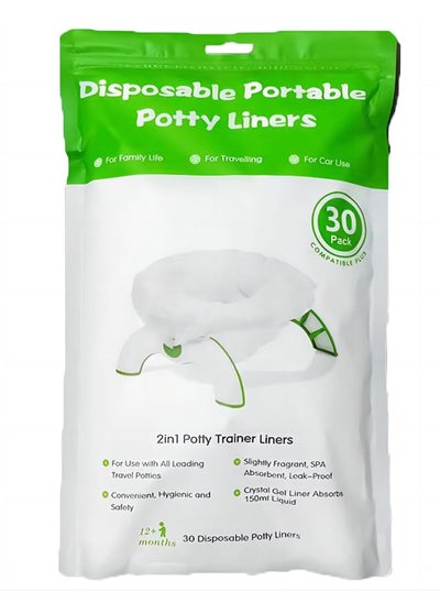 Buy 30 Disposable Potty Bags, Potty Liners Compatible with OXO Tot 2-in-1 Go Potty, Potty Refill Bags for Toddler Toilet, Universal Potty Training Bags Fit Most Potty Chairs, Seats, Portable Travel Toilet in Saudi Arabia