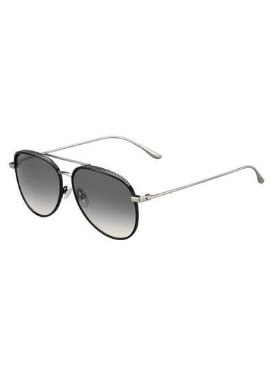 Buy Full Rim Aviator Woman Sunglass - RETO/S JIN IC - Lens Size: 57 mm - Silver with Black in Saudi Arabia