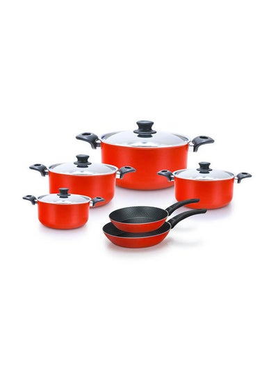 Buy Kitchen Cooking Set 10 Pcs (pot 16-18-20-26- frying pan 16-24 cm) in Egypt