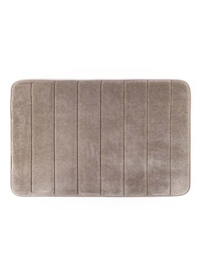 Buy Essential Memory Foam Bath Mat, Beige - 50x80 cm in UAE