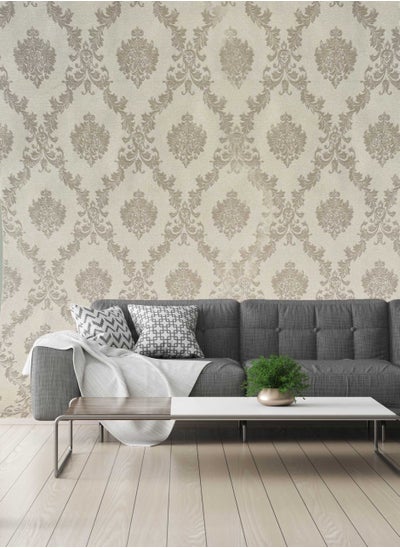 Buy European Luxury Style Waterproof Wallpaper 0.53 x 10 Meter in UAE