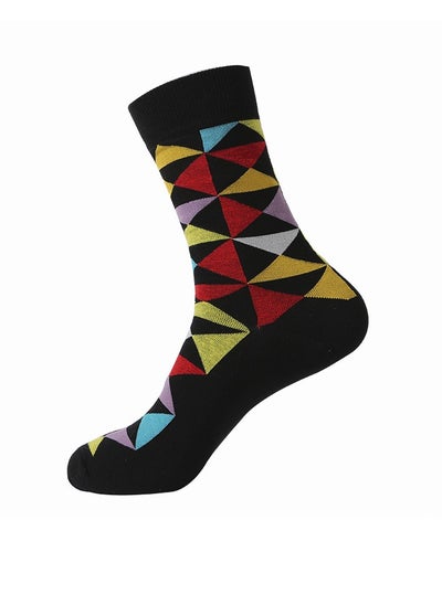 Buy Unisex Absorb Sweat and Deodorize Socks 3 Pairs High Quality Socks One Size Fits All in UAE