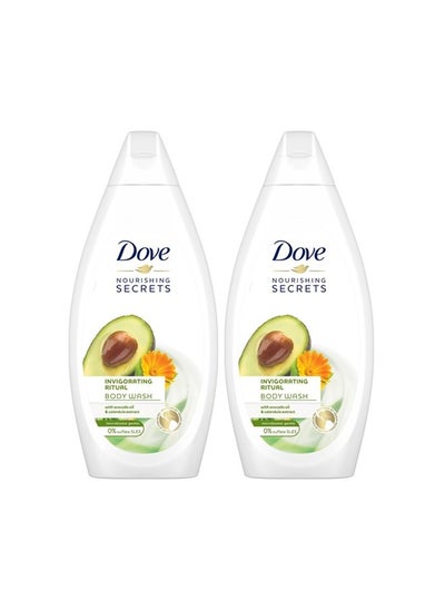 Buy Nourishing Secrets Invigorating Ritual Body Wash 500ml Pack of 2 in UAE