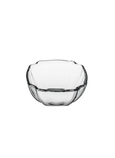 اشتري Borcam Small Glass Cake Dish 240 Ml Capacity, 48 Mm Height, 106 Mm Diameter - Clear في الامارات