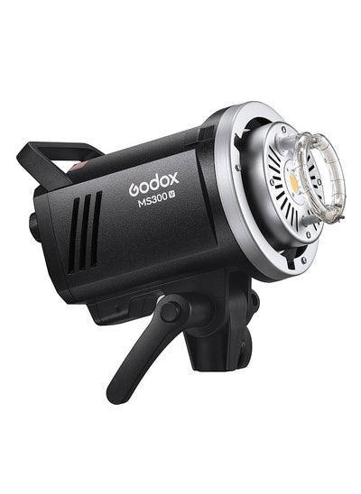 اشتري MS300-V Upgraded Studio Flash Light 300Ws Strobe Light GN58 0.1-1.8S Recycle Time 5600±200K 2.4G Wireless X System with 10W LED Modeling Lamp Bowens Mount في السعودية