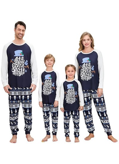 Buy Christmas Family Matching Pajamas Classical Nightwear Sleepwear Sets Long Sleeve Pjs for for Adults Kids and Baby Holiday Xmas Sleepwear Set (Baby Unisex) in UAE