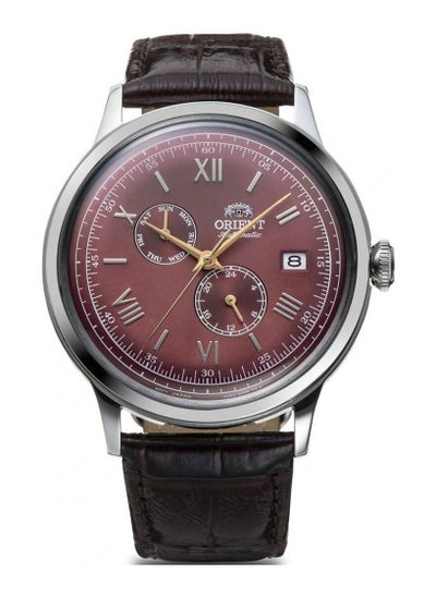 Buy Bambino Automatic Analog Leather Strap Men's Watch RA-AK0705R in UAE