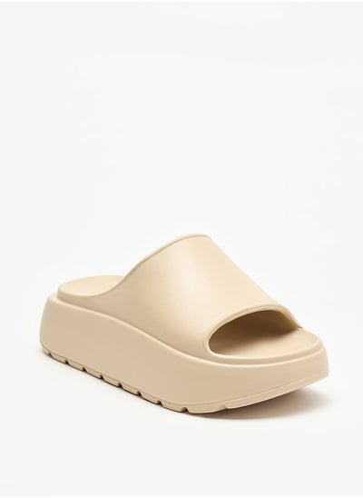 Buy Women's Solid Slides in UAE