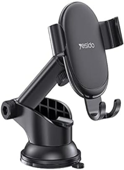 اشتري Yesido C120 Telescopic Car Dashboard Windshield Suction Phone Stand Gravity Holder في مصر