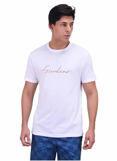 اشتري Men's Premium Signature T-Shirt - White في السعودية