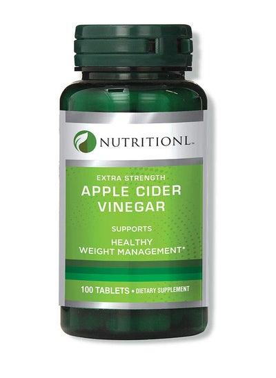 Buy Apple Cider Ext Strength Vinegar Tablets  100'S in UAE