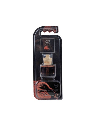 Buy Aroma Car_Soothing Sandalwood Hanging Jar Air Freshener, 7ml in Saudi Arabia