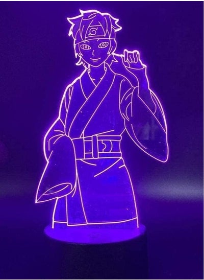 اشتري Light 3D Illusion Naruto Uzumaki Boruto 3D Light Naruto Light Naruto 3D Multicolor Night Light Uzumaki Naruto Son Uzumaki Boruto LED Table Lamp Toy في الامارات