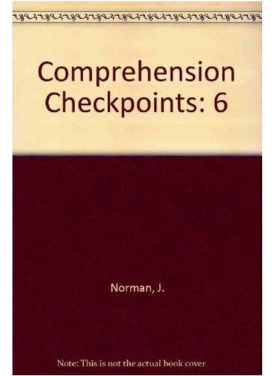 Buy Comprehension Checkpoints 6 in UAE