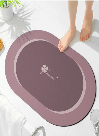 اشتري Luxurious Diatom Mud Absorbent Non Slip Foot Mat for Bathrooms في الامارات