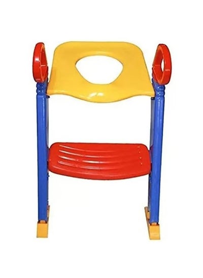 Buy Large Anti-skid Toilet Plastic Ladder Chair With Padded Cushion and Adjustable Height in Saudi Arabia