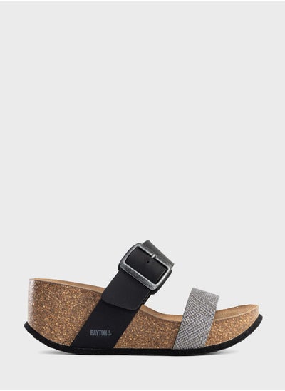 اشتري Newcastle Double Strap Wedge Sandals في الامارات