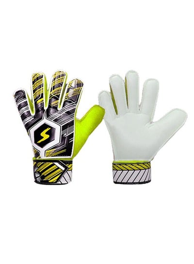 Buy Soccer Goalkeeper Gloves Latex Finger Protection Anti-Collision Goalkeeper Gloves in Saudi Arabia