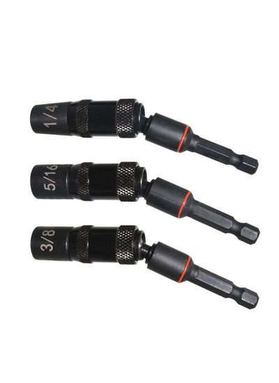 Buy Pivot Bit Holder, 3 Pcs Magnetic Swiveling Screwdriver Holder, Flexible Extension Hex Pivoting Bit Tip Holder, Bendable in 20° Angle, for Tight Spaces or Corners in UAE