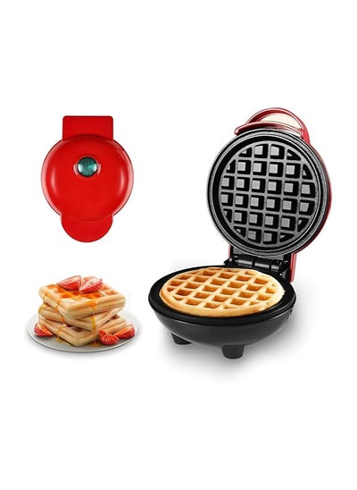 Buy Mini Waffle Maker - Made with Premium Quality Plastic & Non-Stick Coating - Pancake Maker for Brownies, Cookies, Quesadillas, Calzones, Hash Browns, Grilled Cheeses, and other Foods. in UAE