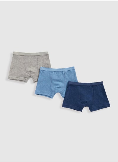 Buy Marl Trunk Briefs - 3 Pack in UAE