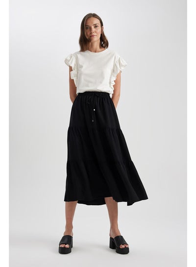 Buy Woman Tiered Woven Skirt in Egypt