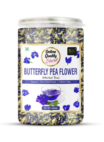 Buy Organic Butterfly Pea Flower Tea 100g100 percent Natural Herbal Tea Blue Pea Tea Steep as Hot or Iced Tea in UAE