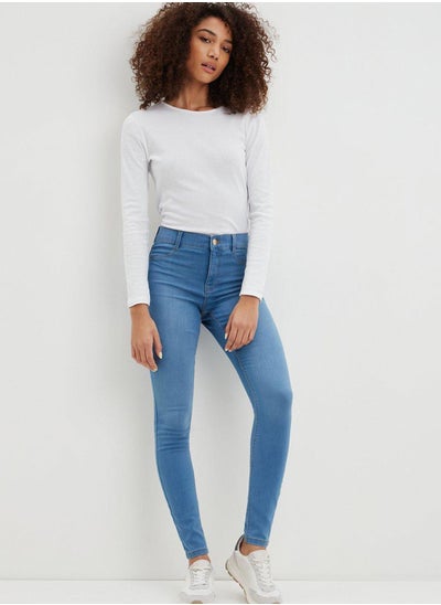 Buy High Waist Skinny Jeans in Saudi Arabia