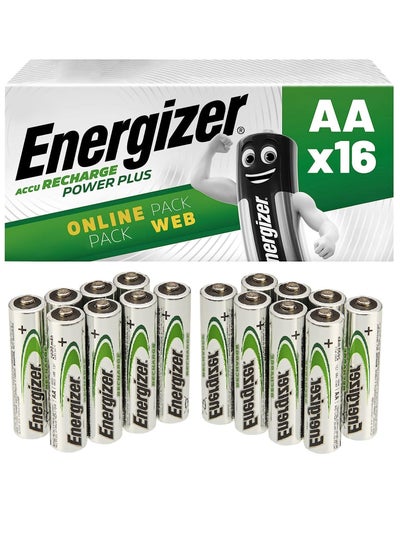 Buy Energizer AA 2000mAh Rechargeable Battery 16 pcs in UAE