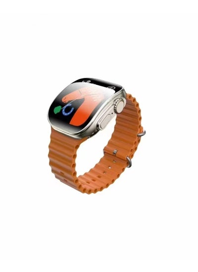 Buy Smart Watch X10 Ultra 3 Curved Glass With Silicone Strap and Wireless Charging in Egypt