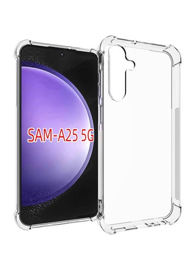 Buy Phone Case For Samsung Galaxy A25 5G Crystal Clear Ultra Slim Anti Scratch Shockproof Protective TPU Back Cover in Saudi Arabia