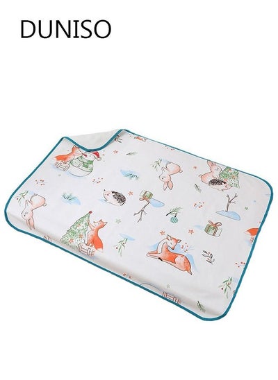 Buy Urine pad for Kids Diaper Changing Mat Mattress Sheet Protector Washable and Reusable Waterproof Breathable 50*70CM in Saudi Arabia