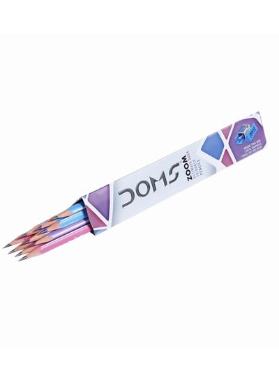 Buy DOMS Zoom Ultimate Dark Triangle Pencils (Pack of 12 pcs) in Egypt