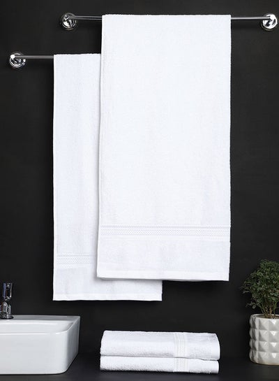 Buy Raymond Home Towel Gift Sets 450 GSM 2 Bath & 2 Hand Towels Super Soft  Pure Cotton (75 x 150 cm(1)+ 60 x 120 cm(1) + 40 x 60 cm (2)) Towel in UAE