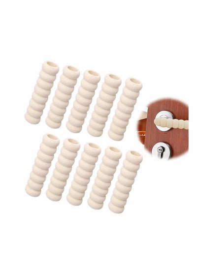 Buy Door Handle Protector, Protective Covers Soft Foam Kid Baby Safety Knob Gaurd Bumper in Beige - Child and Wall Protector (Beige Color) 10 Pack in Saudi Arabia