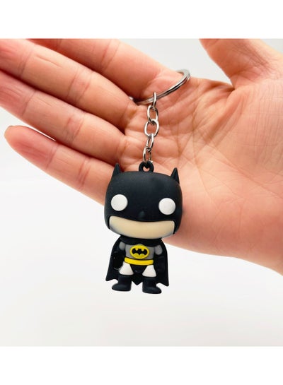 Buy Superhero Batman Keychain Black in Saudi Arabia