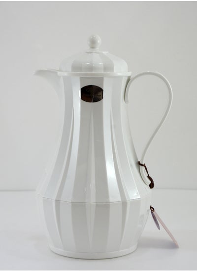 Buy Tea & Coffee Flask, 1 Liter, White in UAE