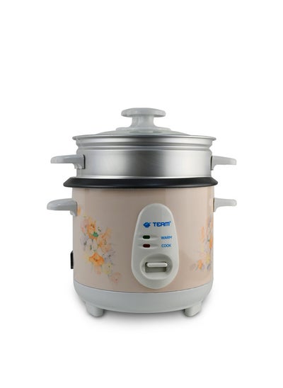 Buy Automatic Rice Cooker 3-in-1 Functions Non-Stick Inner Pot Automatic Shut Off with Overheat Protection 0.6L in UAE