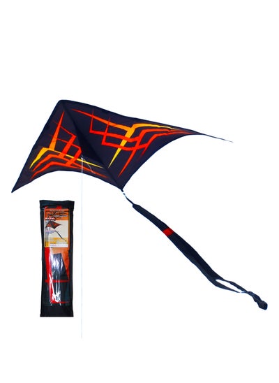 اشتري Single Line Big Beautiful Kite Outdoor Flying 1.5 m 1 String Line with Handle Winder Storage Bag Pack and Go Kite Toys Sport Easy to Fly for Kids Adults في الامارات