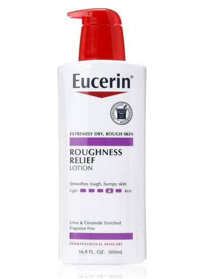 Buy Eucerin Roughness Relief Lotion - Full Body Lotion for Very Dry and Rough Skin - 16.9. Pump bottle in Saudi Arabia