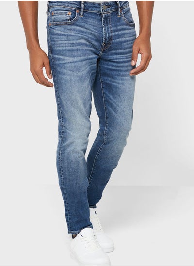 Buy Mid Wash Skinny Fit Jeans in UAE