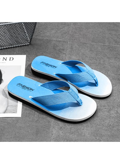 اشتري 2023 Summer Mens Fashion Flip-FlopsBlue Blue في السعودية