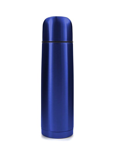 Buy Stainless Steel Vacuum Insulated Flask Thermos Construction with Cup Cap and Pourable Stopper  500Ml Blue in Egypt