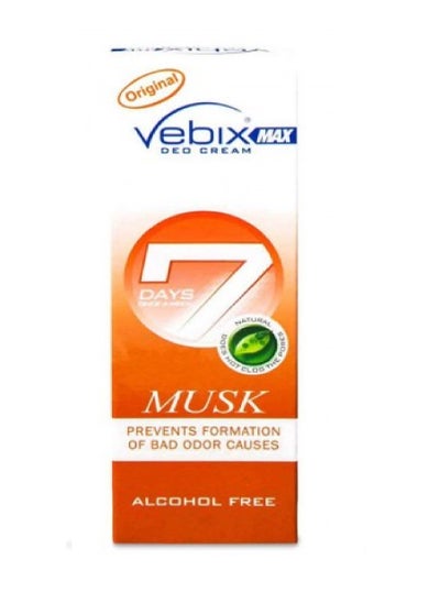 اشتري VEBIX DEO CRM 7DAYS MUSK 25ML في الامارات