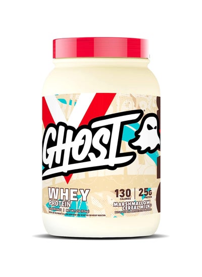 Buy Ghost Whey Protein with 25gm of Protein - Marshmallow Cereal Milk, 2 LB in UAE