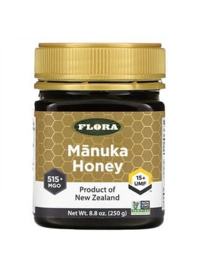 Buy Flora, Manuka Honey, MGO 515+, 8.8 oz (250 g) in UAE