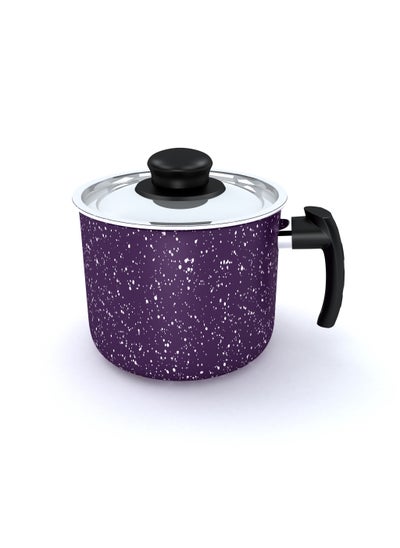 Buy Granite Milk Pot Size 16 cm Purple in Egypt